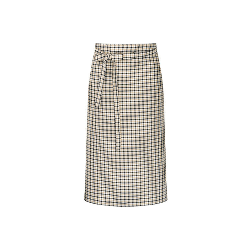 Multi-check apron 80x100cm