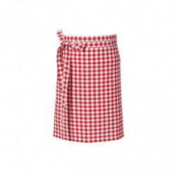 Checked apron 55x100cm