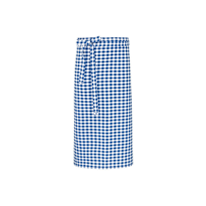 Checked apron 80x100cm